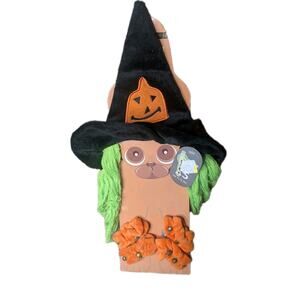 GoDog Witch Halloween Costume Dogs XS (Up To 12 lb) Hat & 4 Paw Scrunchies Bells